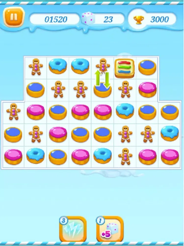 Cookie Sweetest Match3 iPad  Screenshots