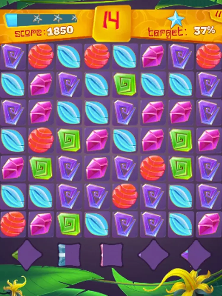 Captures d'écran de Mystepious Jewels - Match 3 Games iPad 