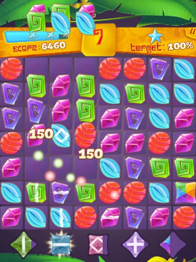 Captures d'écran de Mystepious Jewels - Match 3 Games iPad 