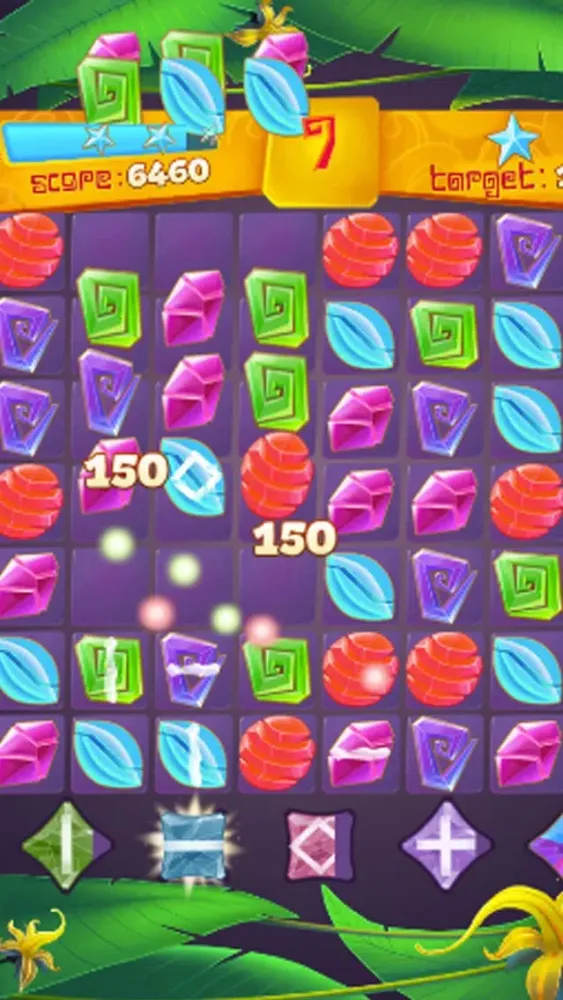 Captures d'écran de Mystepious Jewels - Match 3 Games