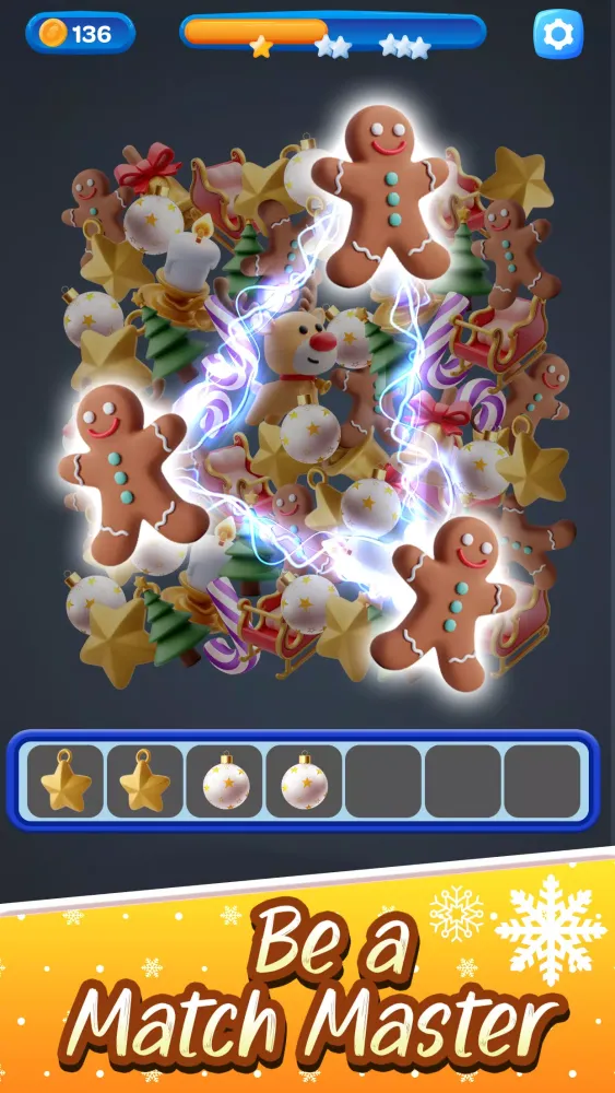 Christmas 3D Match Screenshots