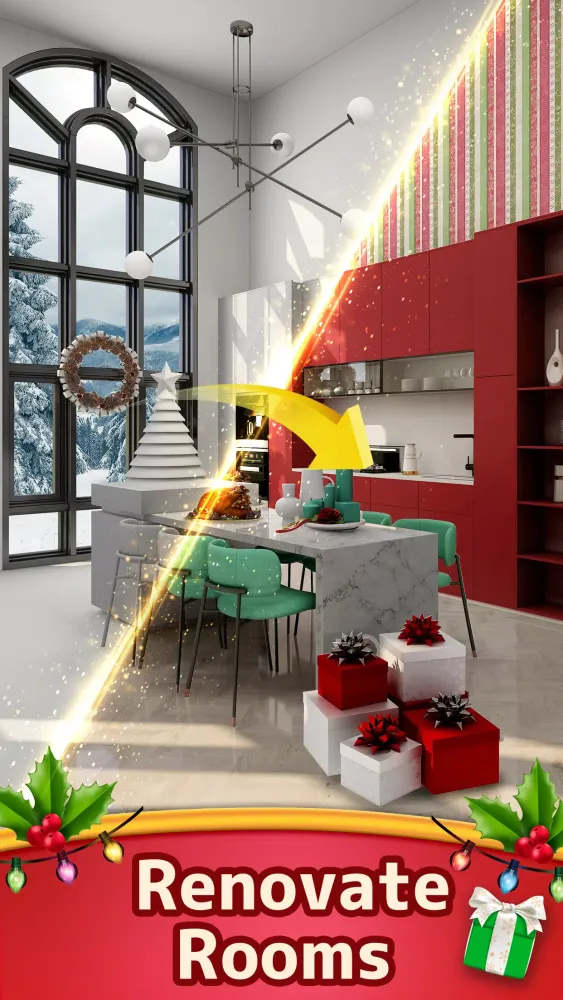 Christmas Match: Home Design应用截图