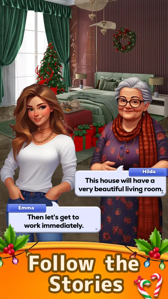 Christmas Match: Home Design应用截图