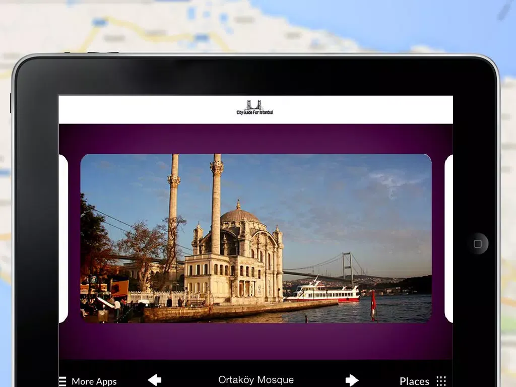 Tangkapan layar City Guide Istanbul iPad 