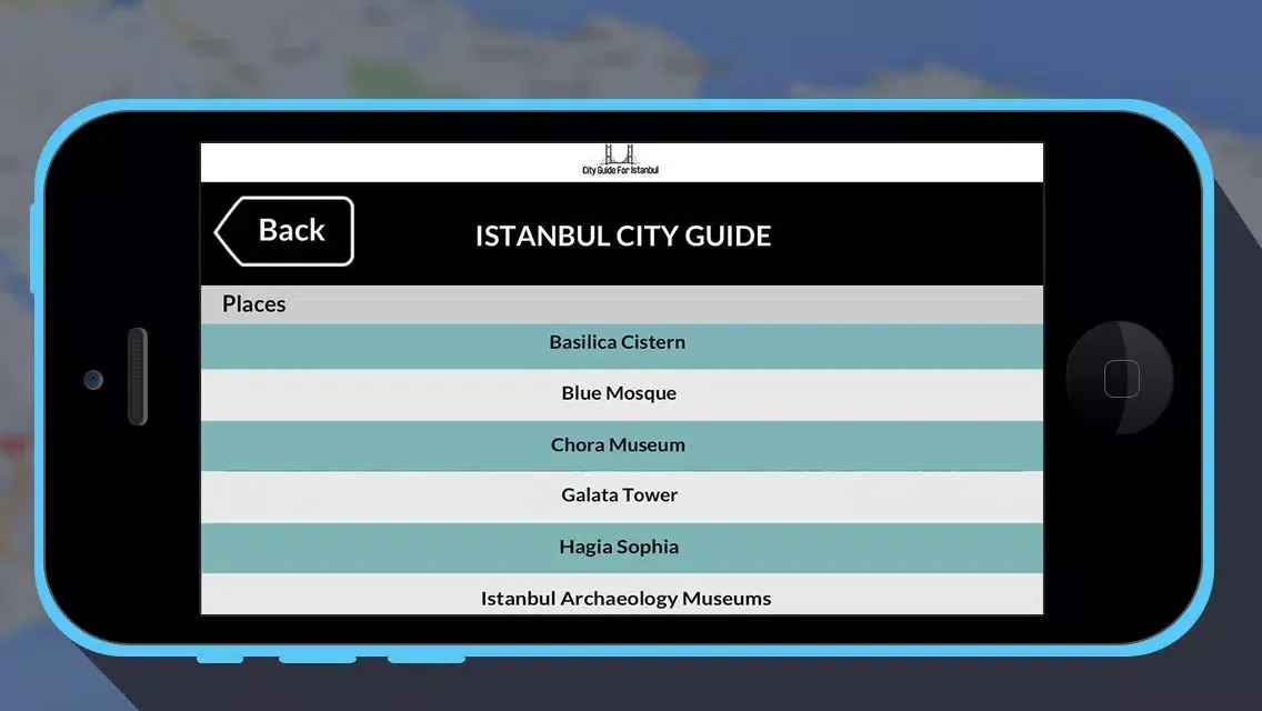 Tangkapan layar City Guide Istanbul