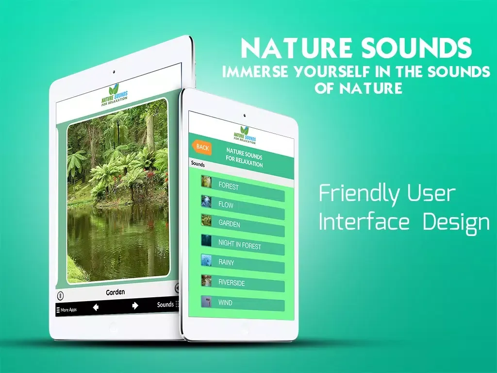 Nature Sounds for Relaxation iPad 应用截图