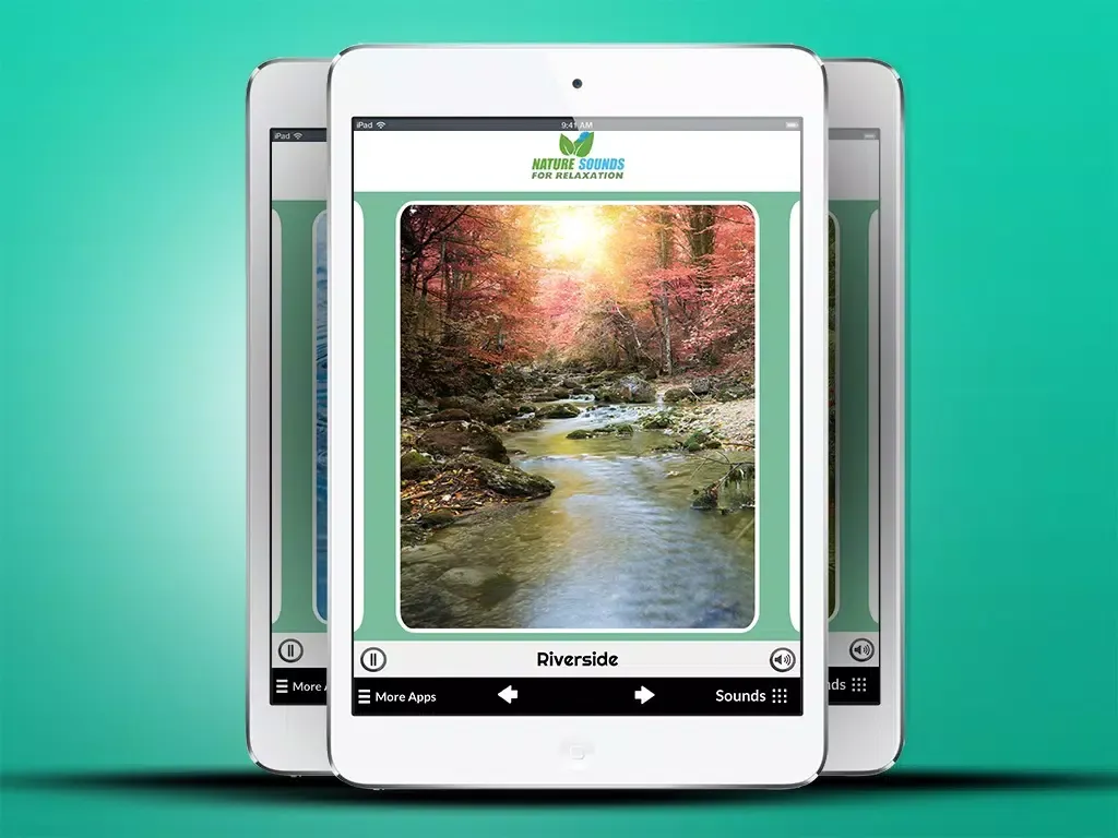 Nature Sounds for Relaxation iPad 应用截图