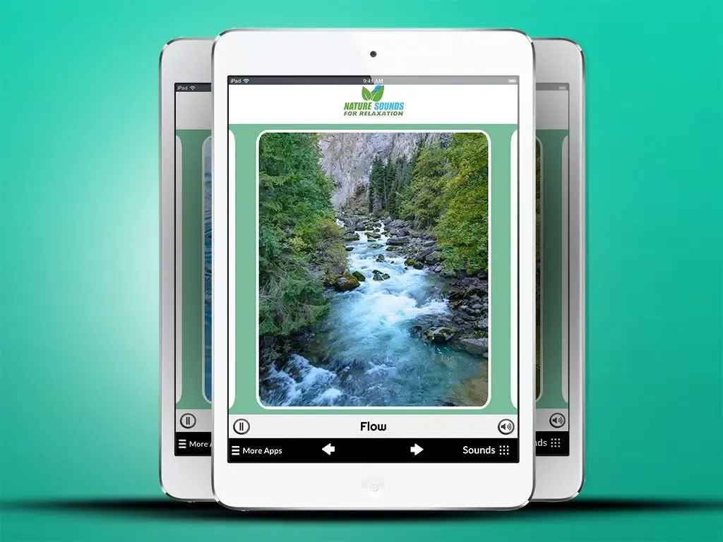 Nature Sounds for Relaxation iPad 应用截图
