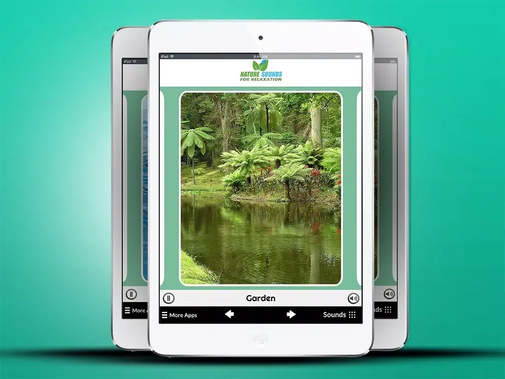 Nature Sounds for Relaxation iPad 应用截图