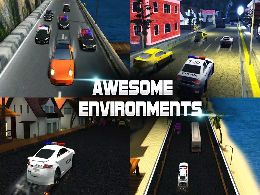 Racing Game : Police Racer iPad  स्क्रीनशॉट