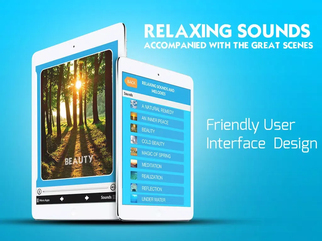Ảnh chụp màn hình của Relaxing Sounds And Melodies iPad 