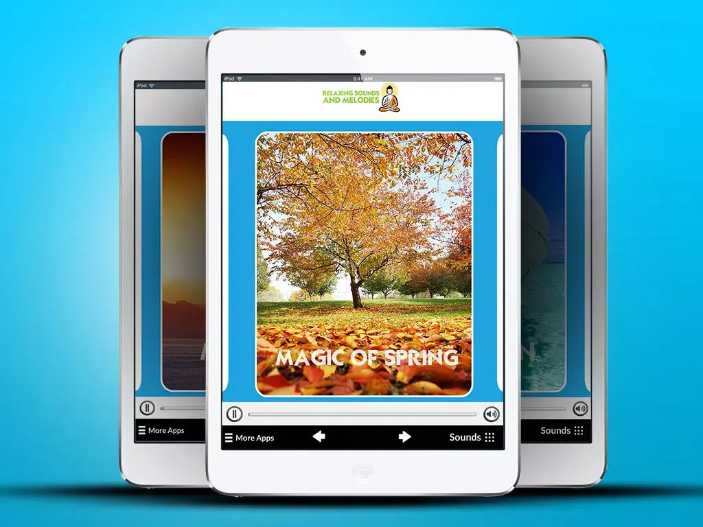Ảnh chụp màn hình của Relaxing Sounds And Melodies iPad 