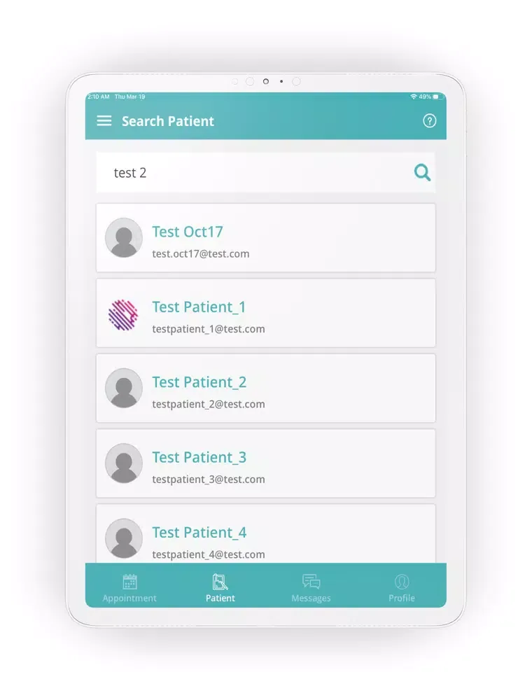 DOH GP RCP iPad  Screenshots