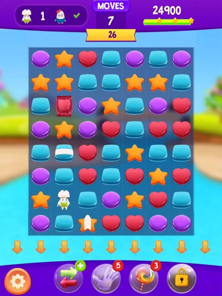 Zrzuty ekranu Gummy Wonderland - Match 3 iPad 