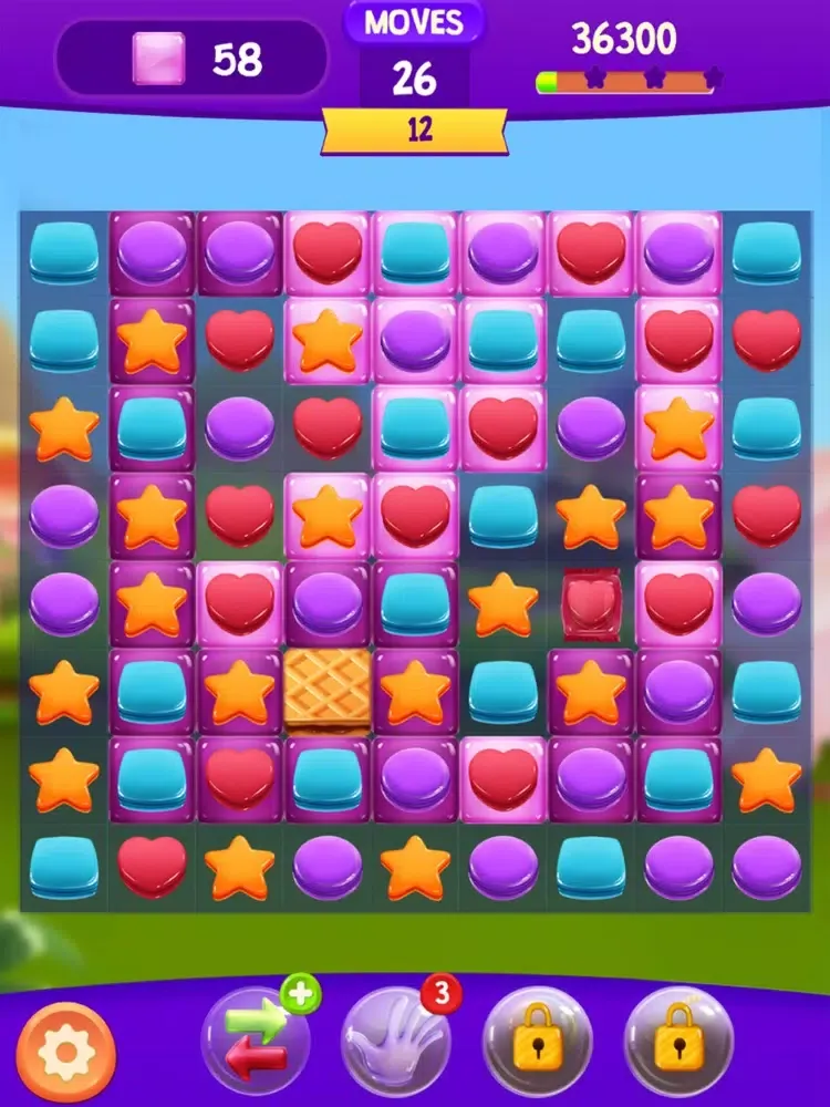 Zrzuty ekranu Gummy Wonderland - Match 3 iPad 