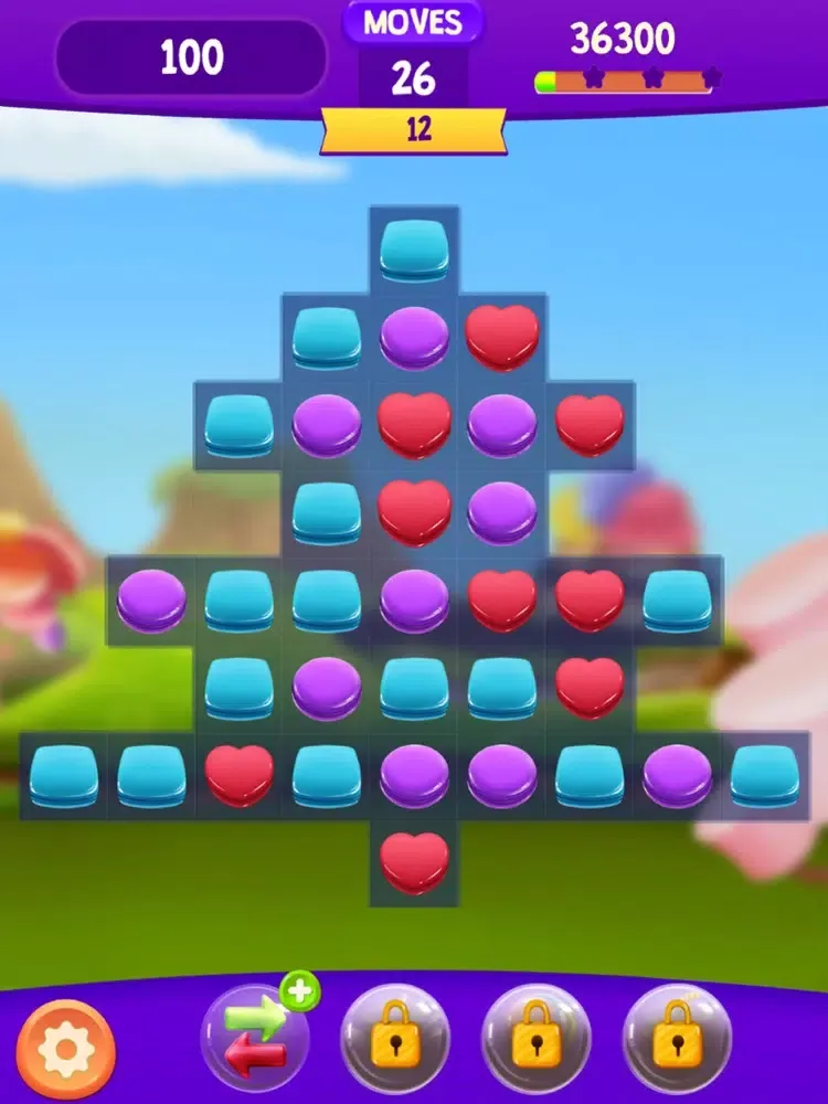 Zrzuty ekranu Gummy Wonderland - Match 3 iPad 