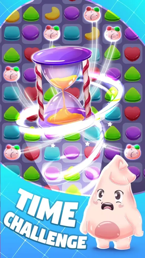 Capturas de tela do Gummy Dash Match 3 Puzzle Game