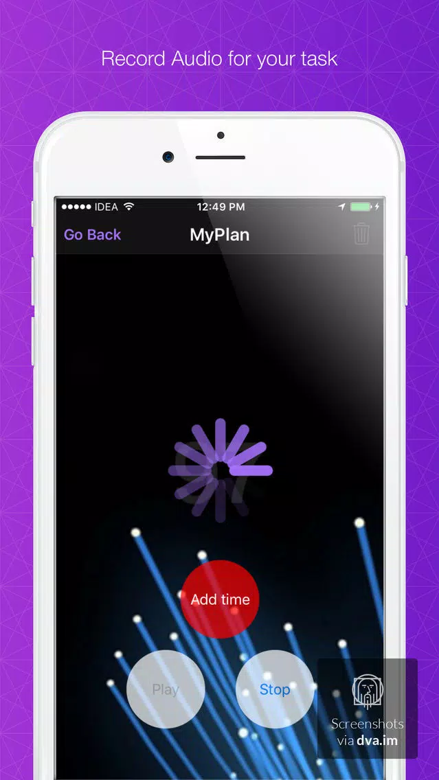 Screenshot di MyPlan App for organizing yourselves and your thoughts