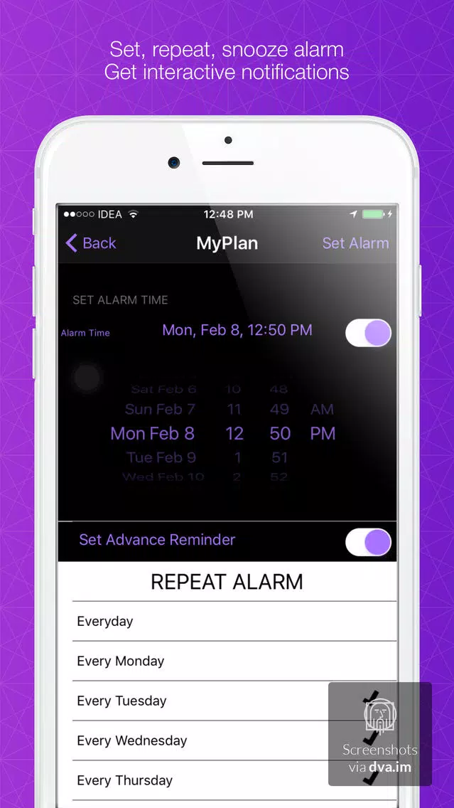 Screenshot di MyPlan App for organizing yourselves and your thoughts