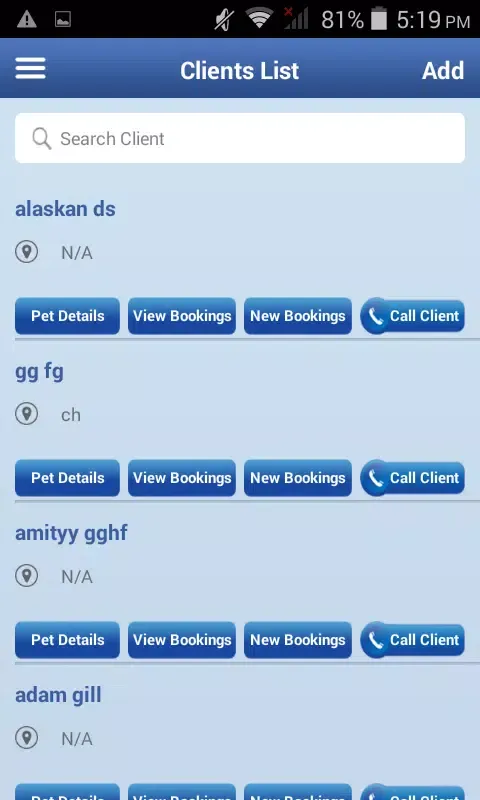 Pet Sitting Screenshots