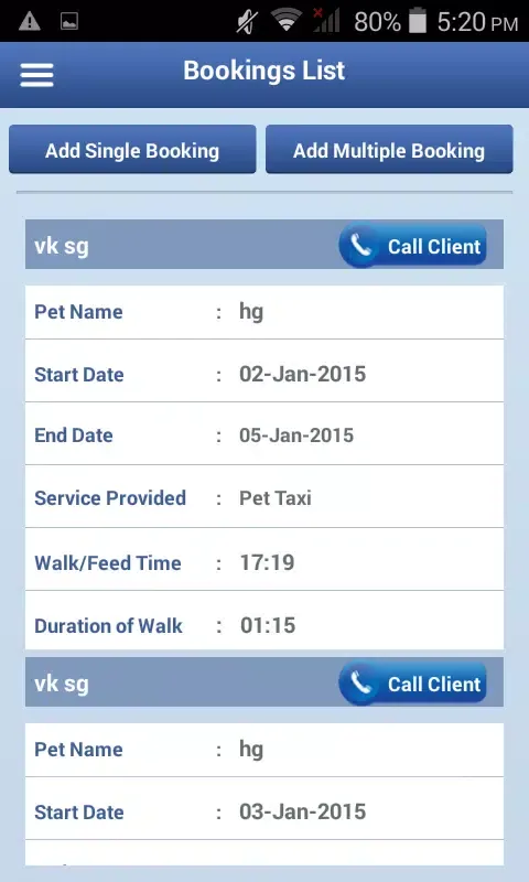 Pet Sitting Screenshots