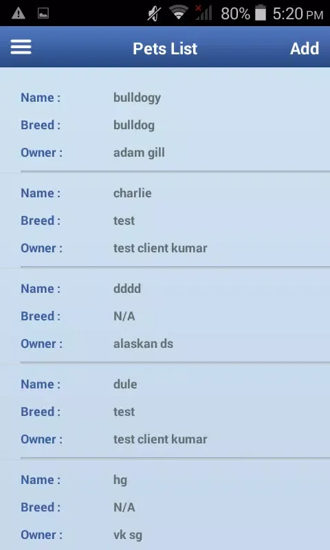 Pet Sitting Screenshots