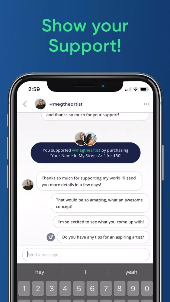 Narrate: Connect with Creators سکرین شاٹس