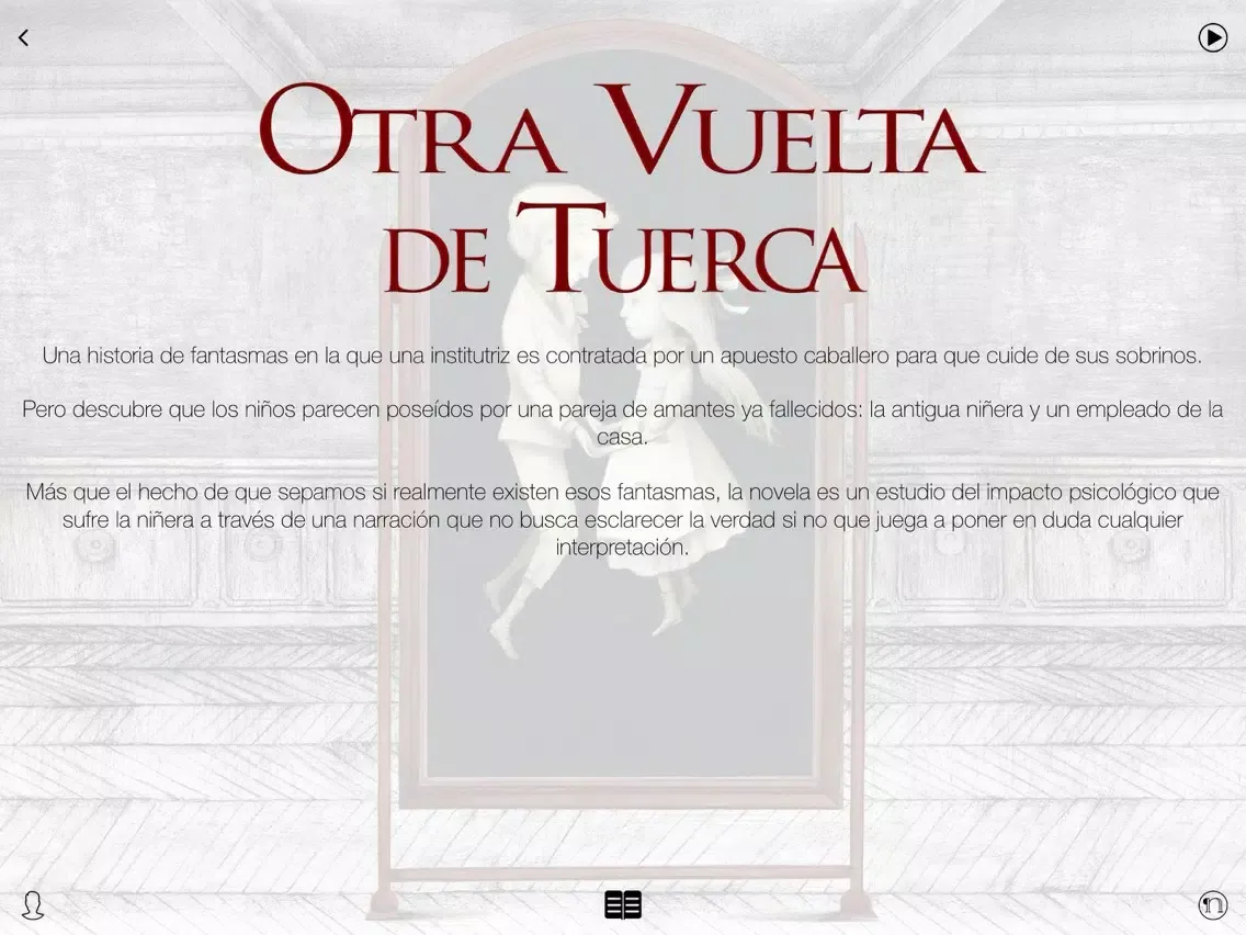 Tangkapan layar Otra Vuelta Tuerca-audiolibro iPad 
