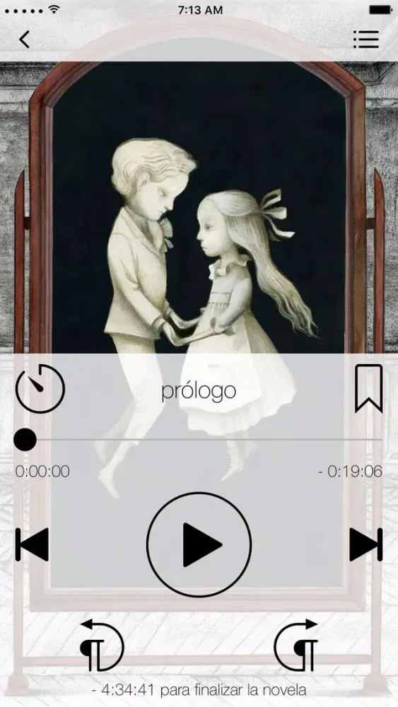 Tangkapan layar Otra Vuelta Tuerca-audiolibro
