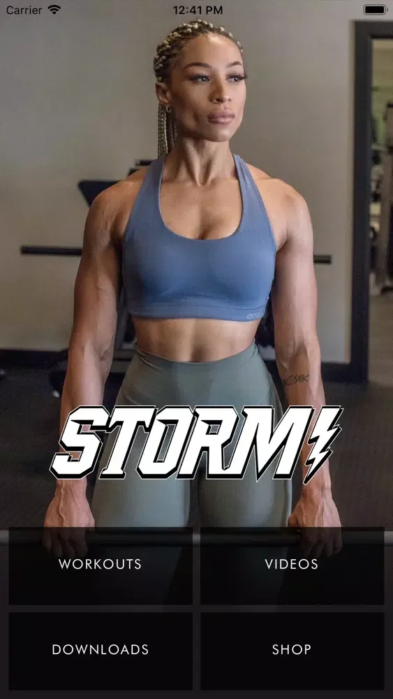 Tangkapan skrin Stormi Fitness
