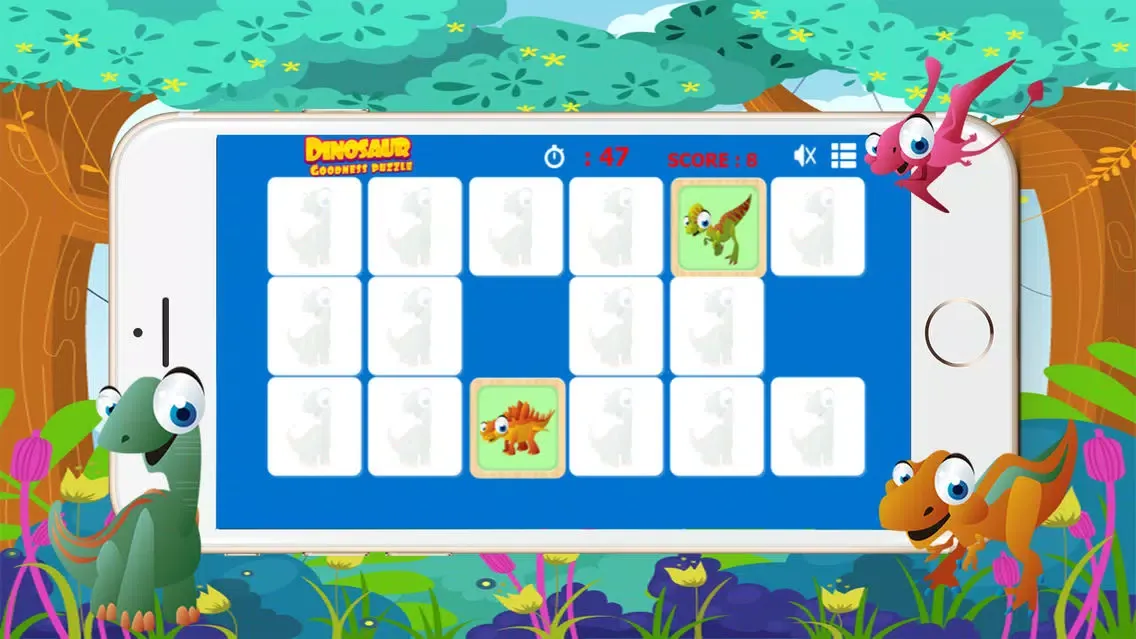 Tangkapan skrin Dinosaur Goodness Puzzle