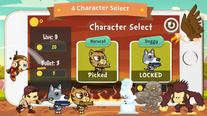 Tangkapan layar Cat Brothers Platform Bullet VS Gorilla Ape Kong