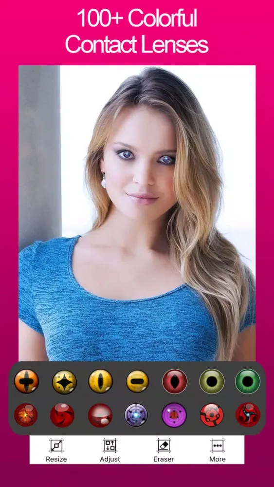 Ảnh chụp màn hình của Eye Color Changer Anime Editor