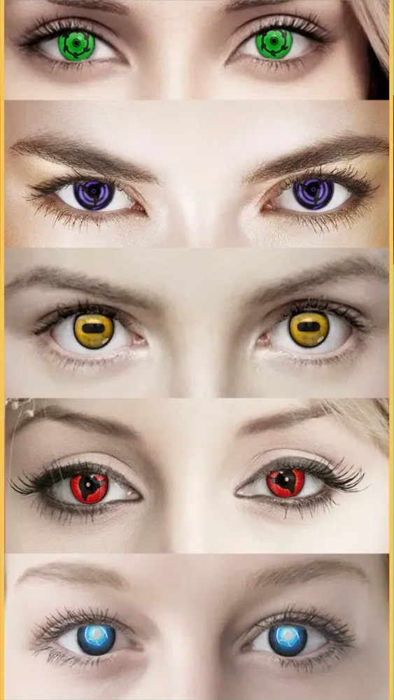 Ảnh chụp màn hình của Eye Color Changer Anime Editor