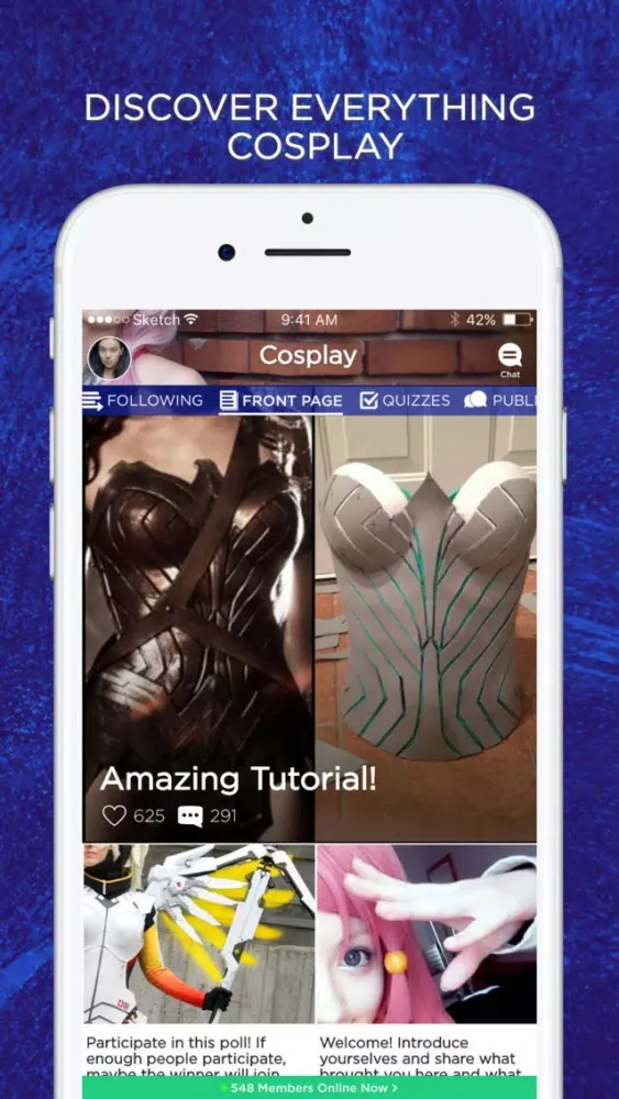 Captures d'écran de Cosplay Amino for Cosplayers