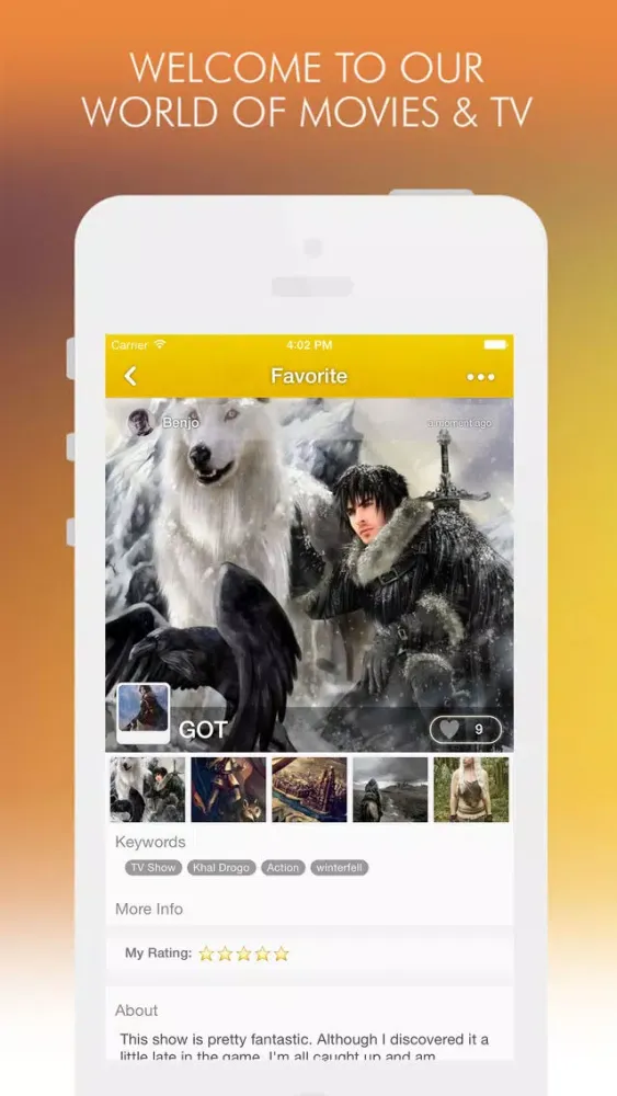 Capturas de pantalla de Movies & TV Amino