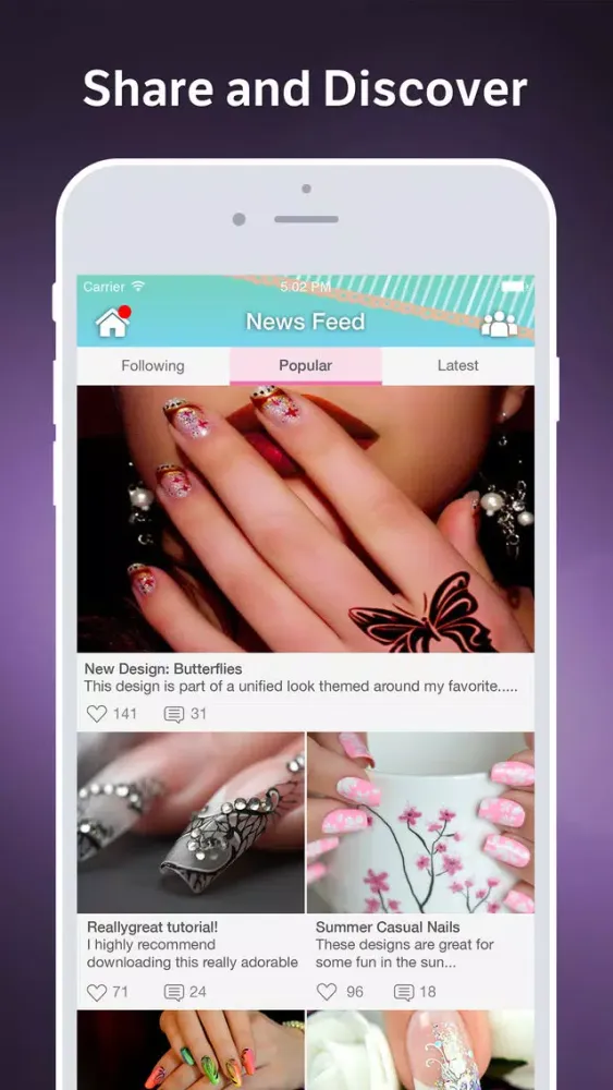 Zrzuty ekranu Nail Art Amino