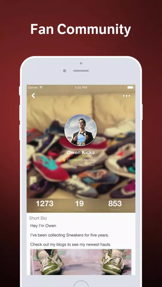 ภาพหน้าจอของ Sneakerhead Amino for Sneakers