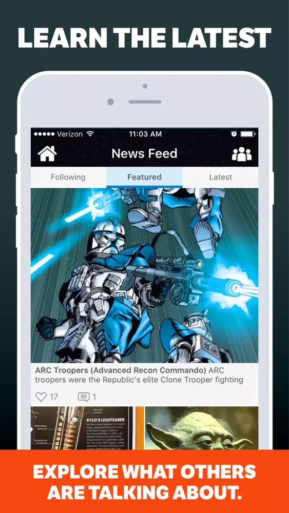 Rebel Amino for Star Wars Fans سکرین شاٹس