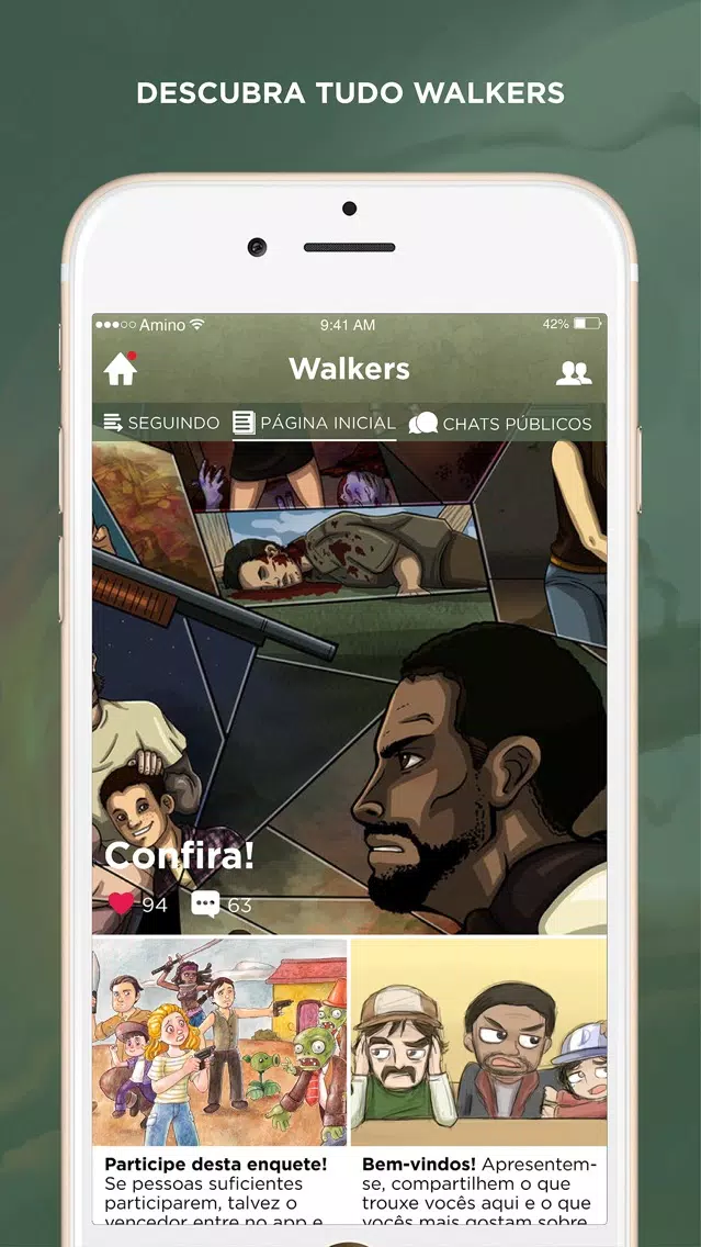 Walkers Amino em Português Screenshots