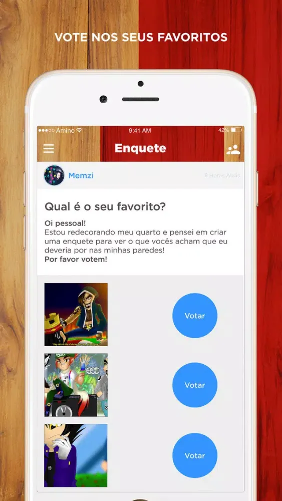 Tangkapan layar Entre Clãs Amino em Português