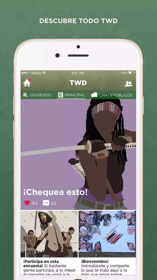 Captures d'écran de Walkers Amino en Español