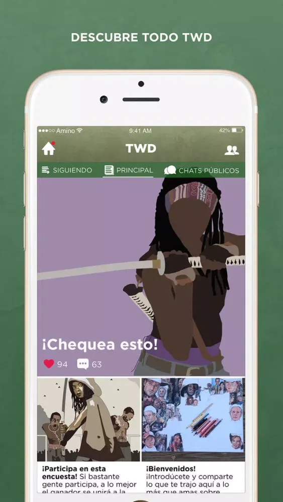 Tangkapan layar Walkers Amino en Español