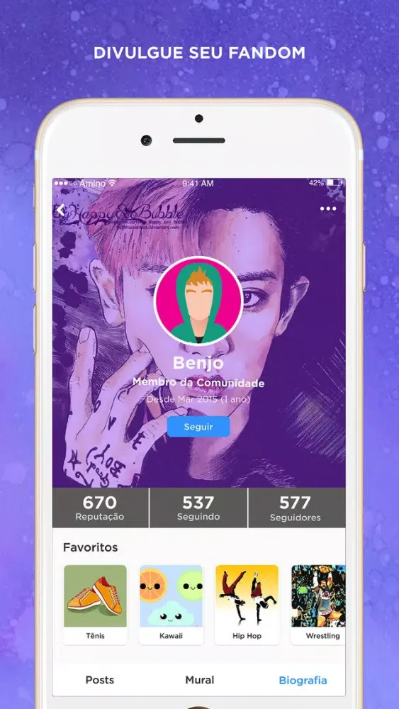 Amino para EXO em Português Screenshots