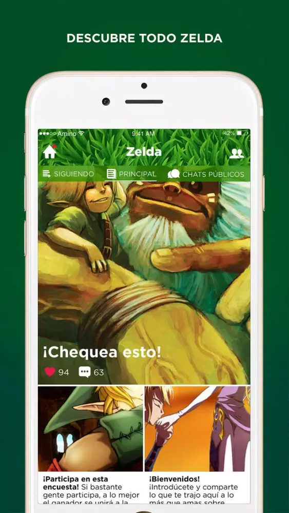 Ảnh chụp màn hình của Amino para Zelda En Español
