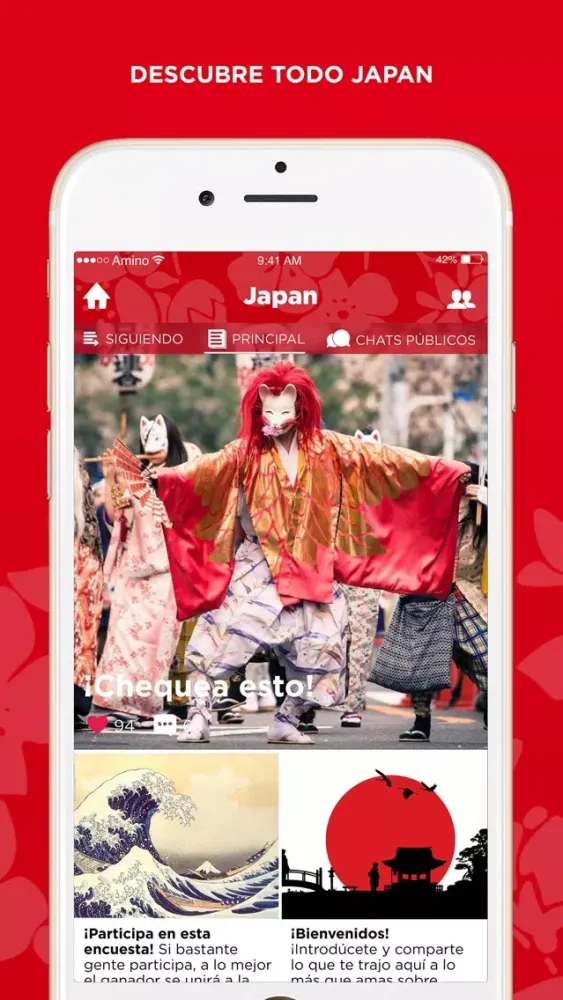 Capturas de pantalla de Japón Amino para J-Culture