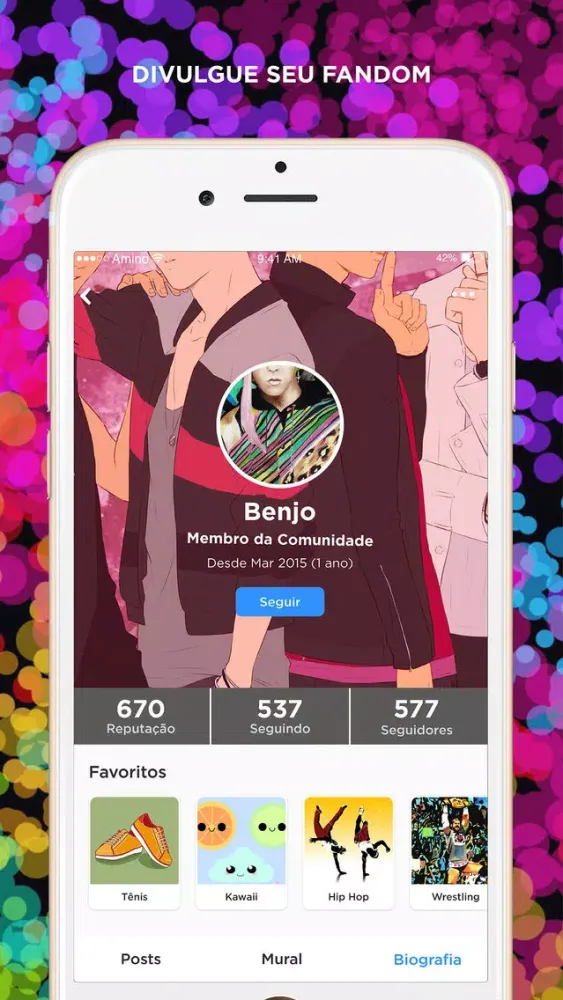 Captures d'écran de Kpop Amino em Português