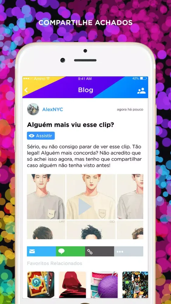 Captures d'écran de Kpop Amino em Português