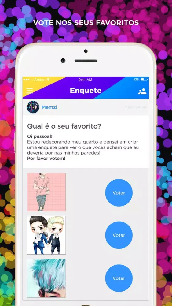 Captures d'écran de Kpop Amino em Português