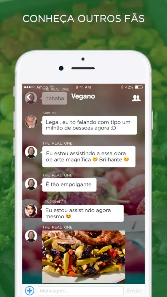 تصاویر Vegano Amino em Português